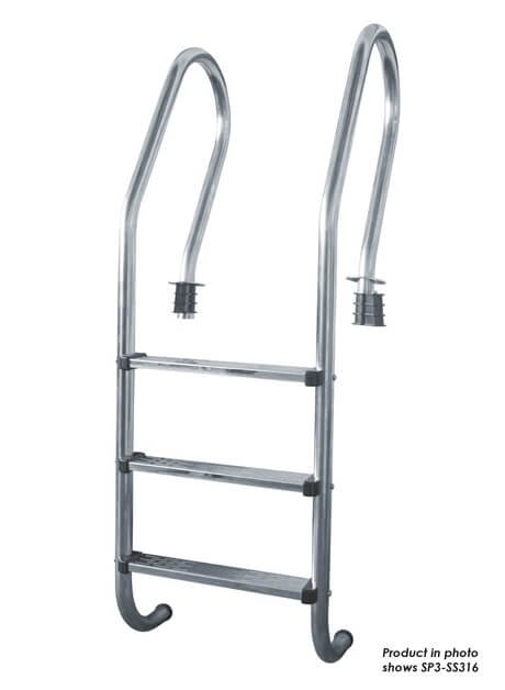 Stainless Steel (Grade 316) Swimming Pool Ladder 4 Steps (SP4-SS316)